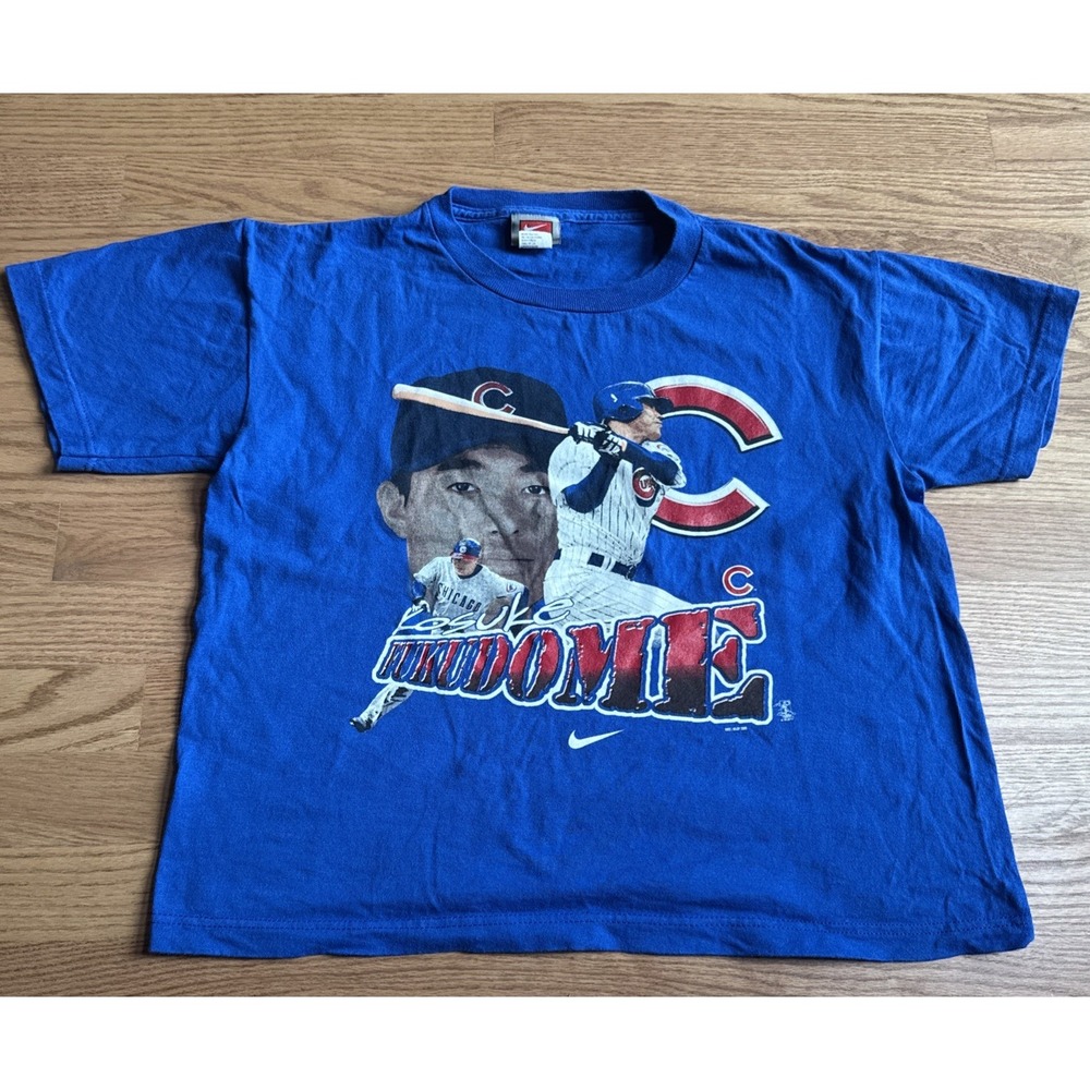 Nike Chicago Cubs T Shirt Kosuke Fukudome Youth Size Medium 2008